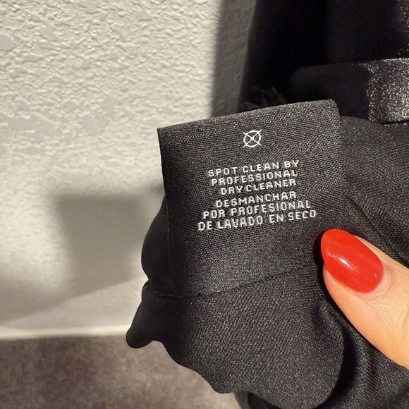 Morgan & Company Juniors Halter-neck Feather Trim Black Mini Dress Women’s 7 NWT - Picture 11 of 11